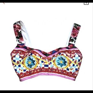 Dolce Gabbana mambo crop top